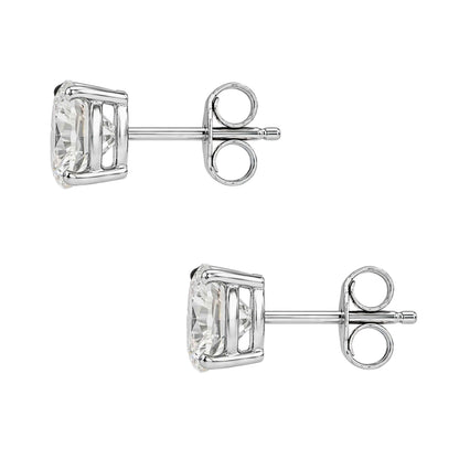 0.75 ct. T.W. Lab-Grown Diamond Round Stud Earrings in Sterling Silver