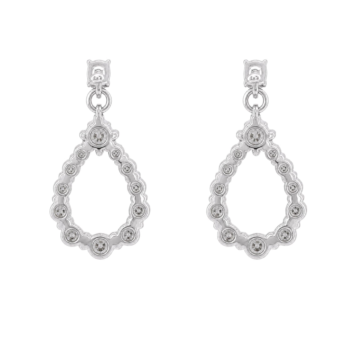 2 ct. T.W. Lab-Grown Diamond Round Drop Earrings in Sterling Silver or 14K Gold over Silver