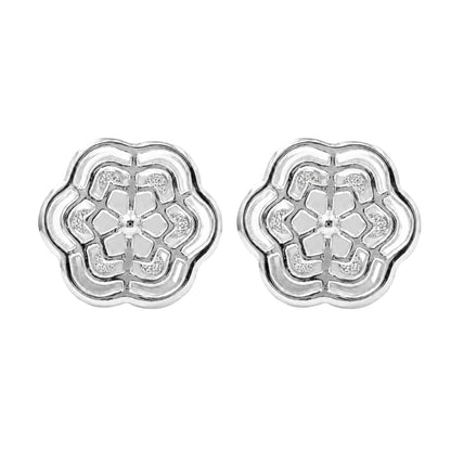 3 ct. T.W. Lab-Grown Diamond Round Cluster Earrings in Sterling Silver or 14K Gold over Silver