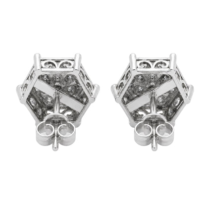 1 ct. T.W. Lab-Grown Diamond Round Stud Earrings in Sterling Silver or 14K Gold over Silver