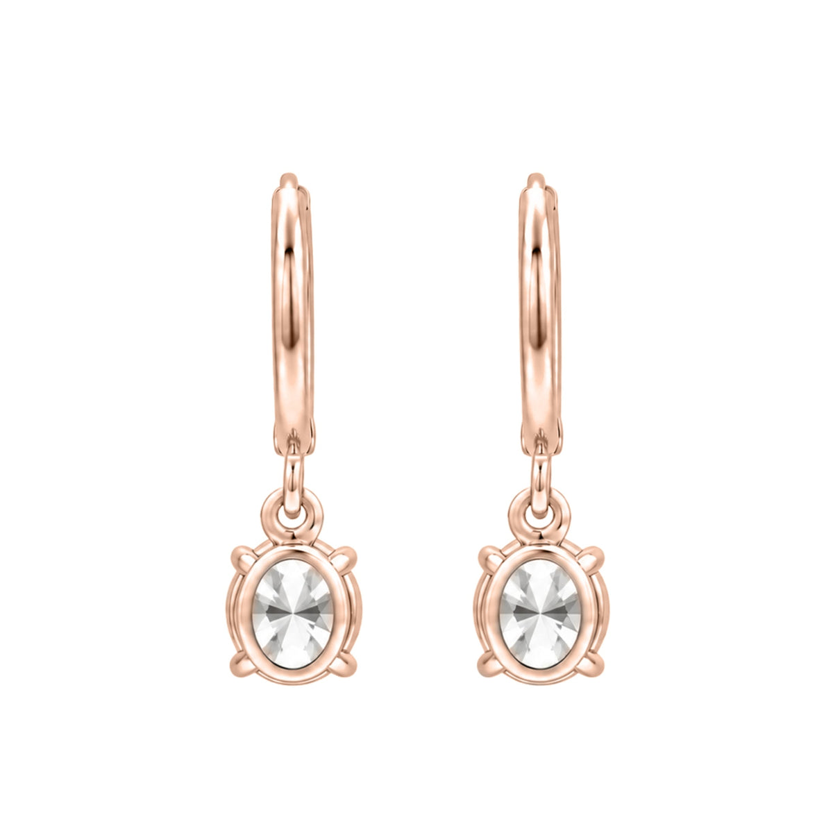 Lab-Grown Diamond Hoop Earrings in 14K White Gold or 14K Yellow Gold