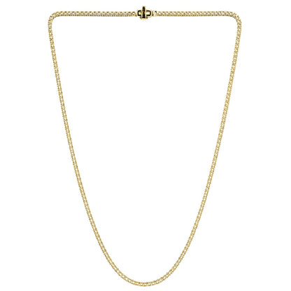 10 ct. T.W. Lab-Grown Diamond Round Tennis Necklace in Sterling Silver or 14K Gold over Silver