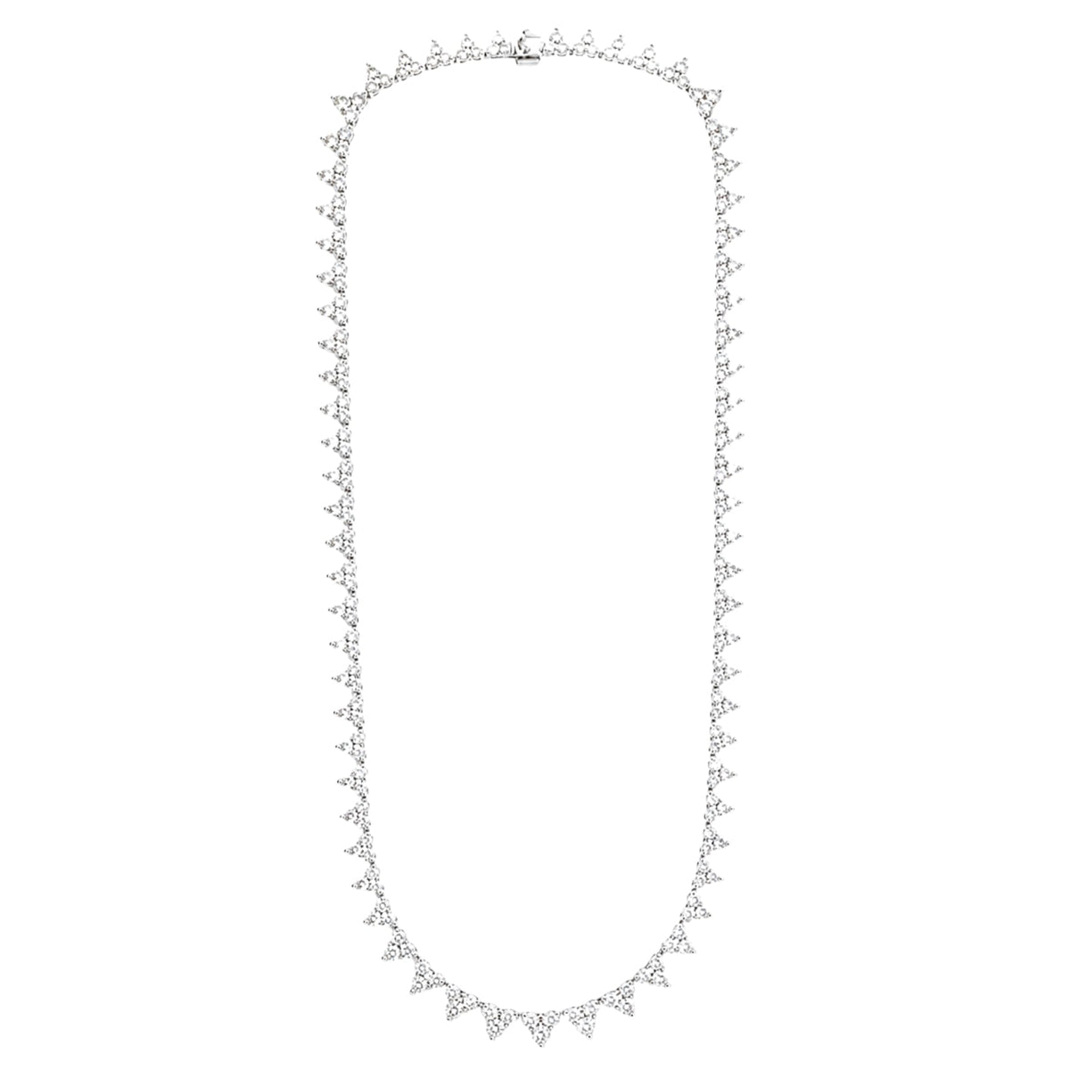 10 ct. T.W. Lab-Grown Diamond Round Pendant Necklace in Sterling Silver