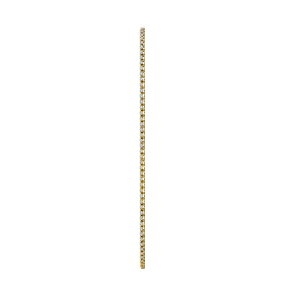 Lab-Grown Diamond Round Tennis Necklace in 14K White Gold or 14K Yellow Gold