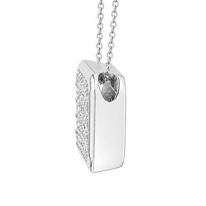 2 ct. T.W. Lab-Grown Diamond Round Cluster Pendant Necklace in Sterling Silver or 14K Gold over Silver