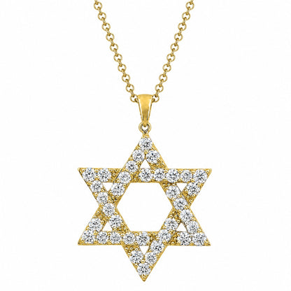 2 ct. T.W. Lab-Grown Diamond Round Pendant Necklace in Sterling Silver or 14K Gold over Silver