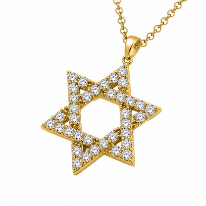 2 ct. T.W. Lab-Grown Diamond Round Pendant Necklace in Sterling Silver or 14K Gold over Silver