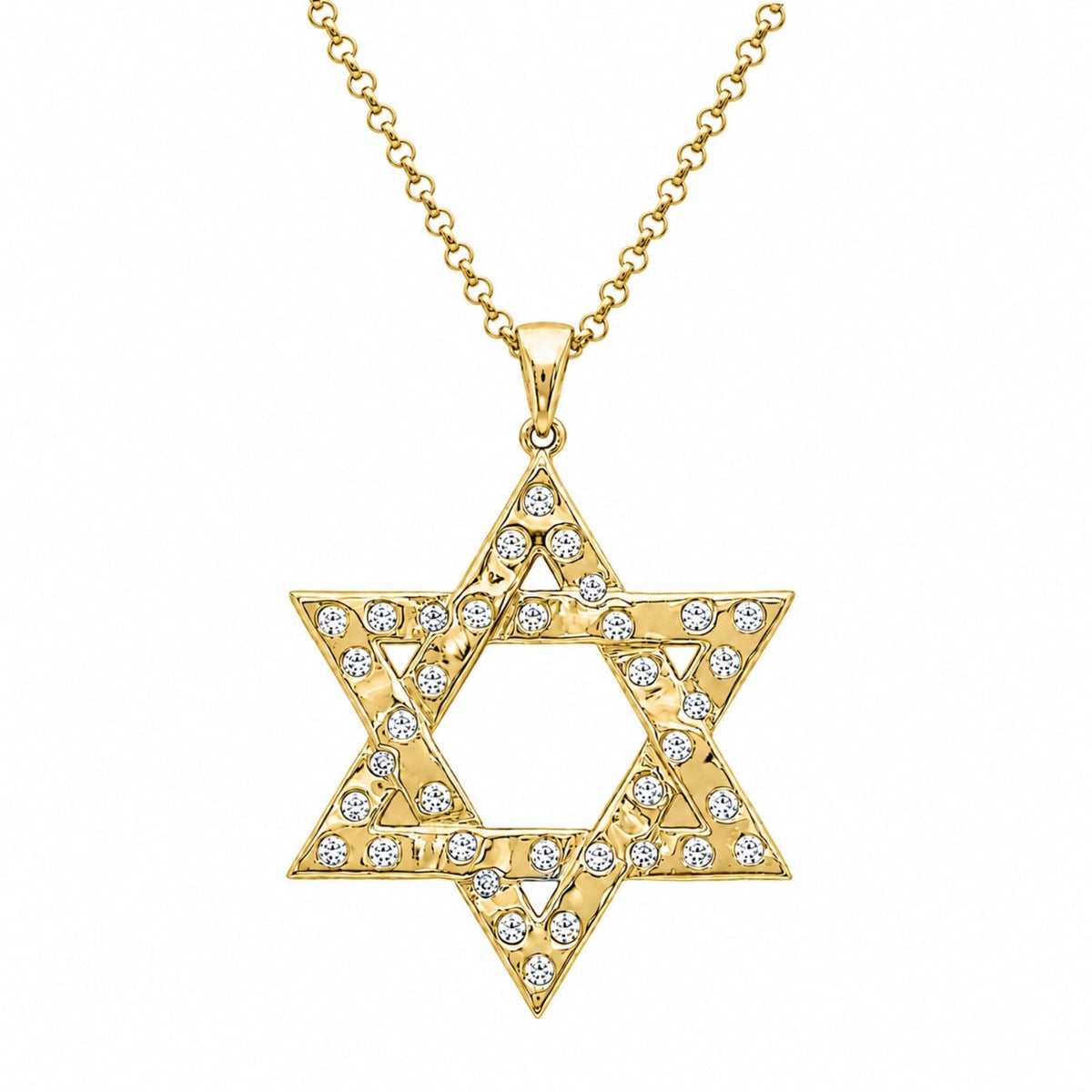2 ct. T.W. Lab-Grown Diamond Round Pendant Necklace in Sterling Silver or 14K Gold over Silver