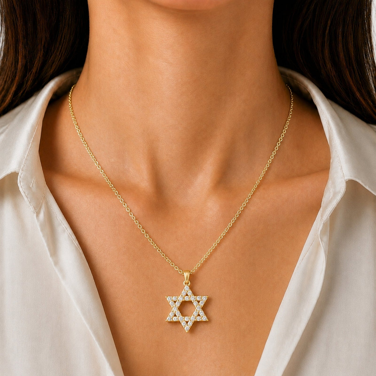 2 ct. T.W. Lab-Grown Diamond Round Pendant Necklace in Sterling Silver or 14K Gold over Silver