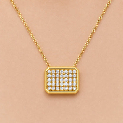 2 ct. T.W. Lab-Grown Diamond Round Cluster Pendant Necklace in Sterling Silver or 14K Gold over Silver