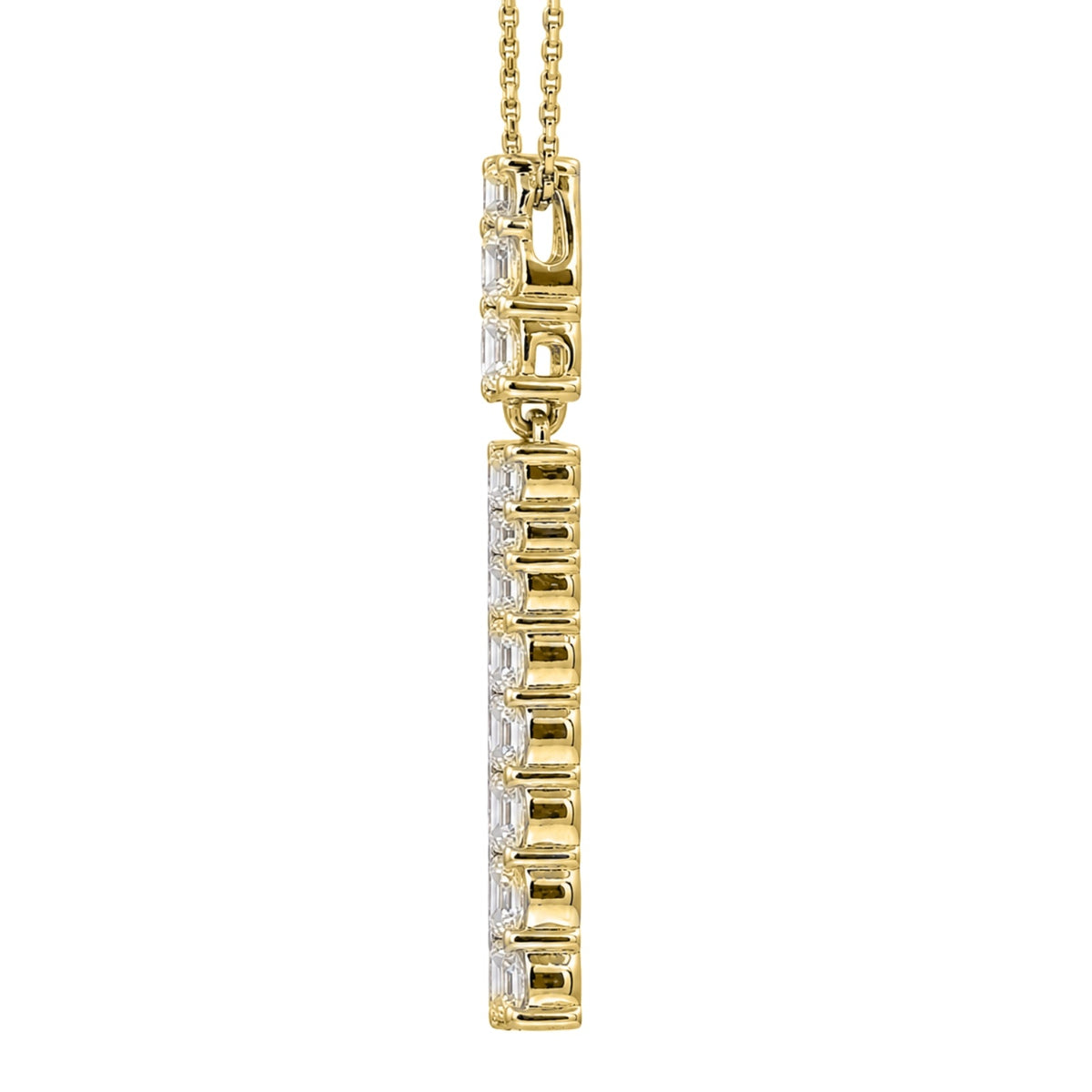 2 ct. T.W. Lab-Grown Diamond Round Pendant Necklace in Sterling Silver or 14K Gold over Silver