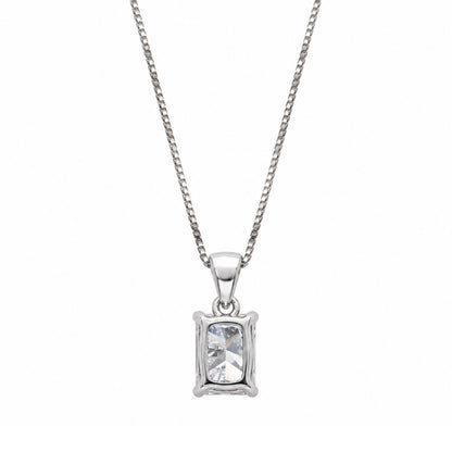 Lab-Grown Diamond Solitaire Pendant Necklace in 14K White Gold or 14K Yellow Gold