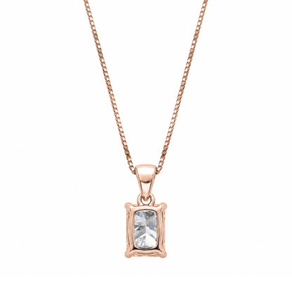 Lab-Grown Diamond Solitaire Pendant Necklace in 14K White Gold or 14K Yellow Gold