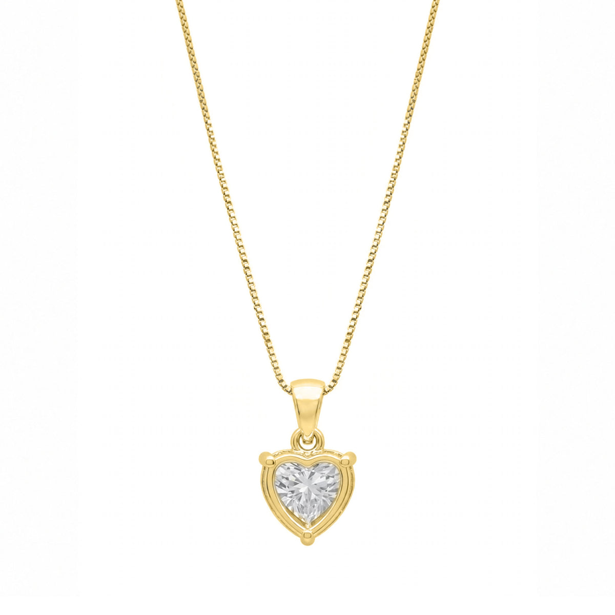 Lab-Grown Diamond Solitaire Pendant Necklace in 14K White Gold or 14K Yellow Gold