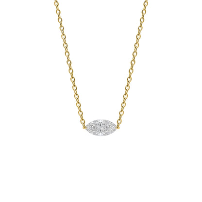 Lab-Grown Diamond Solitaire Pendant Necklace in 14K White Gold or 14K Yellow Gold
