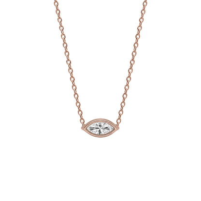 Lab-Grown Diamond Solitaire Pendant Necklace in 14K White Gold or 14K Yellow Gold