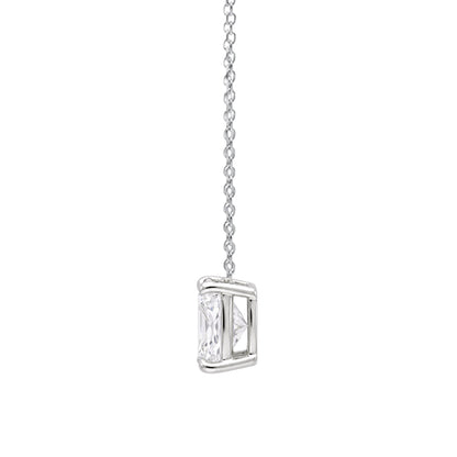 Lab-Grown Diamond Solitaire Pendant Necklace in 14K White Gold or 14K Yellow Gold