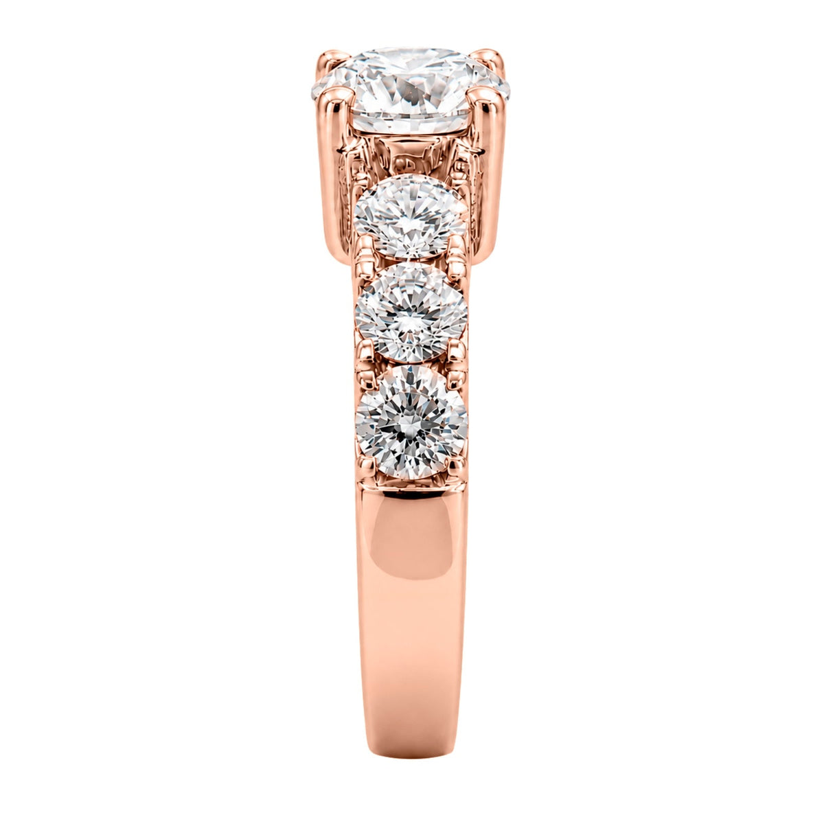 3 ct. T.W. Lab-Grown Diamond Round Engagement Ring in 14K White Gold or 14K Yellow Gold