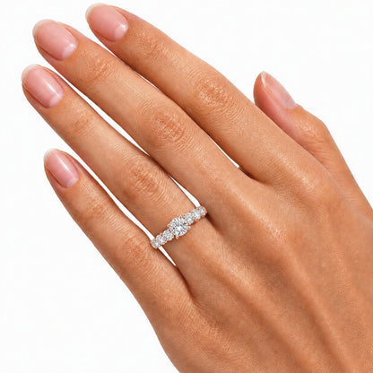 3 ct. T.W. Lab-Grown Diamond Round Engagement Ring in 14K White Gold or 14K Yellow Gold