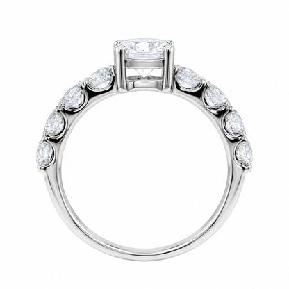 2 ct. T.W. Lab-Grown Diamond Round Engagement Ring in 14K White Gold or 14K Yellow Gold