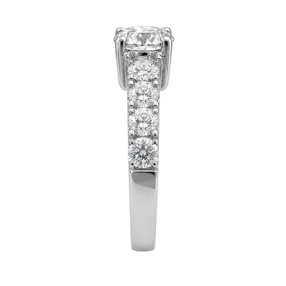 2 ct. T.W. Lab-Grown Diamond Round Engagement Ring in 14K White Gold or 14K Yellow Gold