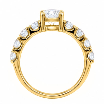 2 ct. T.W. Lab-Grown Diamond Round Engagement Ring in 14K White Gold or 14K Yellow Gold