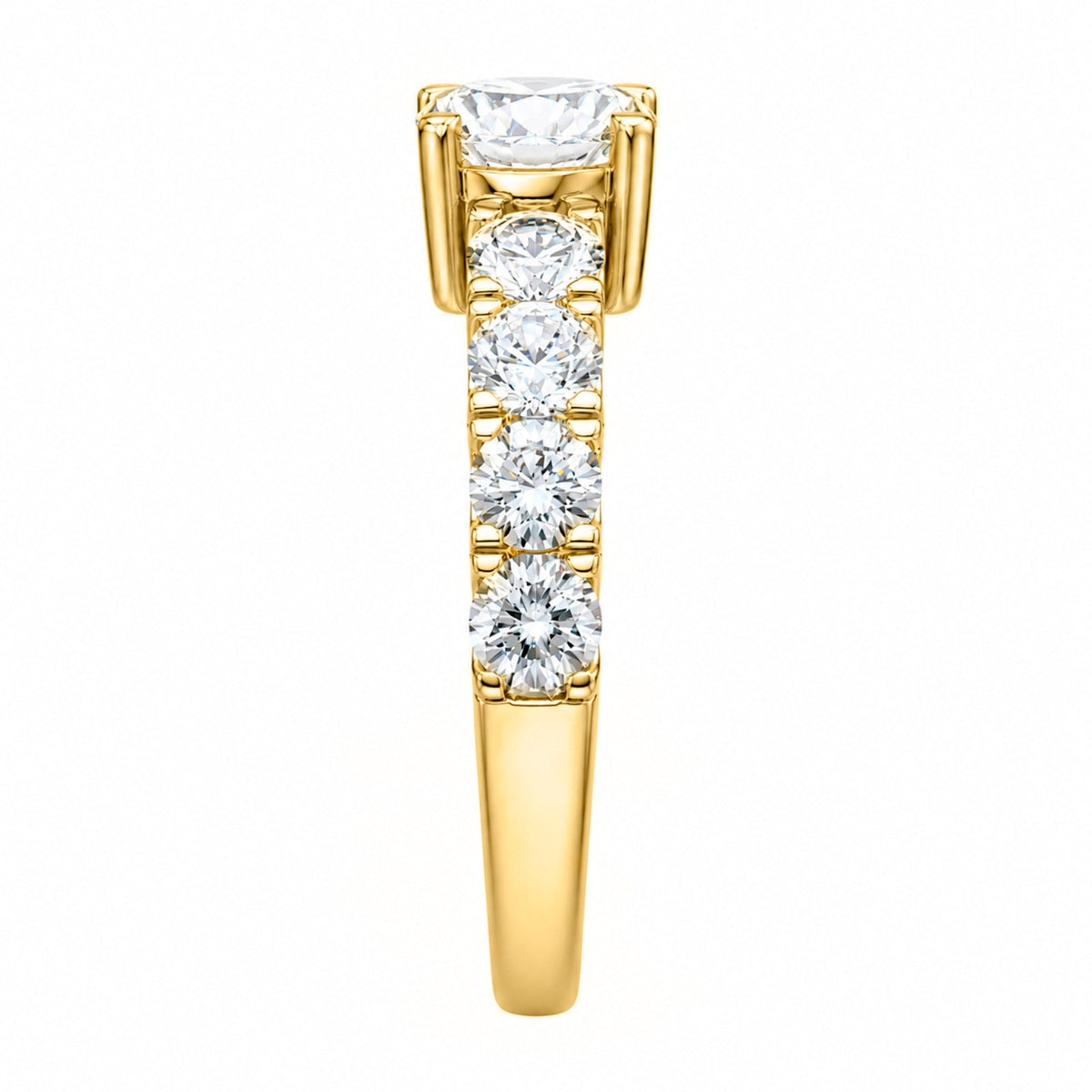 2 ct. T.W. Lab-Grown Diamond Round Engagement Ring in 14K White Gold or 14K Yellow Gold
