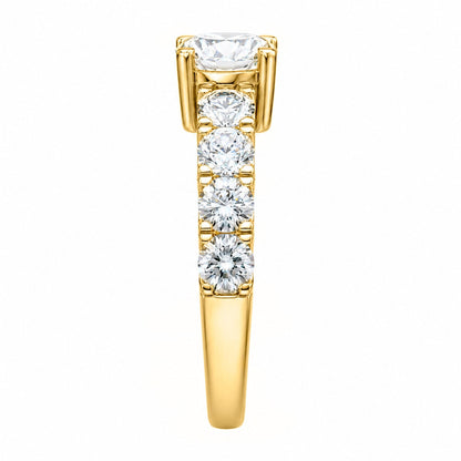 2 ct. T.W. Lab-Grown Diamond Round Engagement Ring in 14K White Gold or 14K Yellow Gold