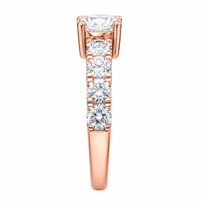 2 ct. T.W. Lab-Grown Diamond Round Engagement Ring in 14K White Gold or 14K Yellow Gold