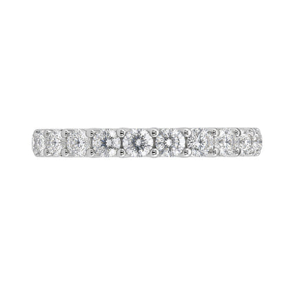 Lab-Grown Diamond Round Band Wedding Ring in 14K White Gold or 14K Yellow Gold