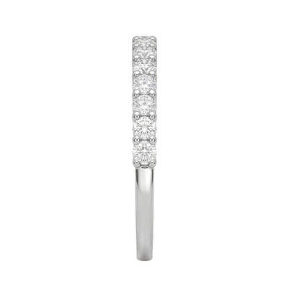 Lab-Grown Diamond Round Band Wedding Ring in 14K White Gold or 14K Yellow Gold