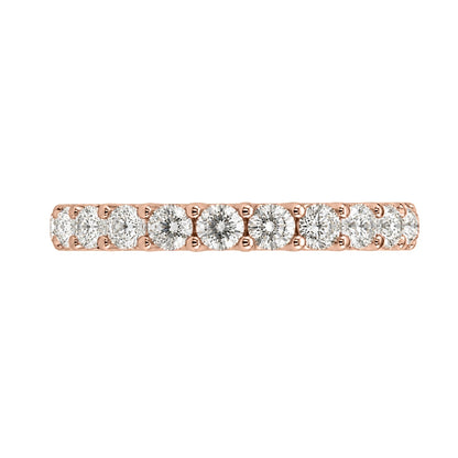 Lab-Grown Diamond Round Band Wedding Ring in 14K White Gold or 14K Yellow Gold