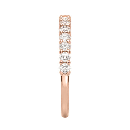 Lab-Grown Diamond Round Band Wedding Ring in 14K White Gold or 14K Yellow Gold