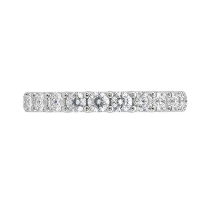 Lab-Grown Diamond Round Eleven-Stone Wedding Ring in 14K White Gold or 14K Yellow Gold