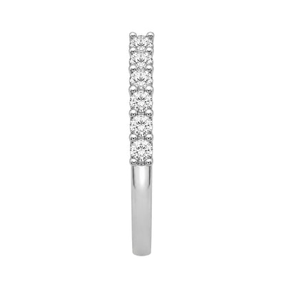 Lab-Grown Diamond Round Eleven-Stone Wedding Ring in 14K White Gold or 14K Yellow Gold