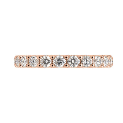 Lab-Grown Diamond Round Eleven-Stone Wedding Ring in 14K White Gold or 14K Yellow Gold