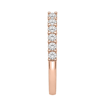 Lab-Grown Diamond Round Eleven-Stone Wedding Ring in 14K White Gold or 14K Yellow Gold