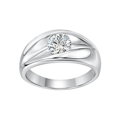 1 ct. T.W. Lab-Grown Diamond Round Engagement Ring in 14K White Gold or 14K Yellow Gold