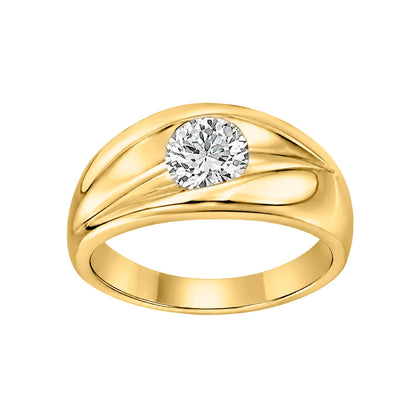 1 ct. T.W. Lab-Grown Diamond Round Engagement Ring in 14K White Gold or 14K Yellow Gold
