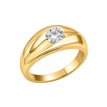 1 ct. T.W. Lab-Grown Diamond Round Engagement Ring in 14K White Gold or 14K Yellow Gold