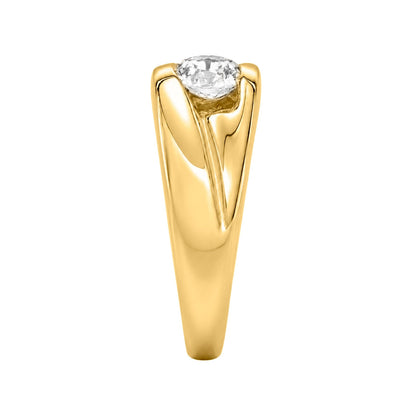1 ct. T.W. Lab-Grown Diamond Round Engagement Ring in 14K White Gold or 14K Yellow Gold