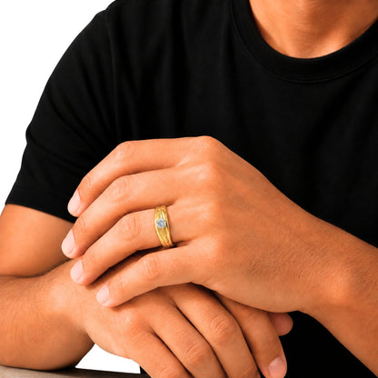 1 ct. T.W. Lab-Grown Diamond Round Engagement Ring in 14K White Gold or 14K Yellow Gold