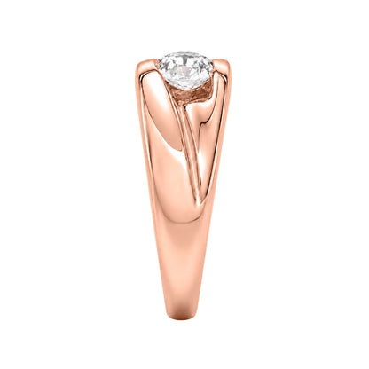 1 ct. T.W. Lab-Grown Diamond Round Engagement Ring in 14K White Gold or 14K Yellow Gold