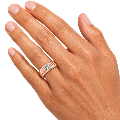 1 ct. T.W. Lab-Grown Diamond Round Engagement Ring in 14K White Gold or 14K Yellow Gold