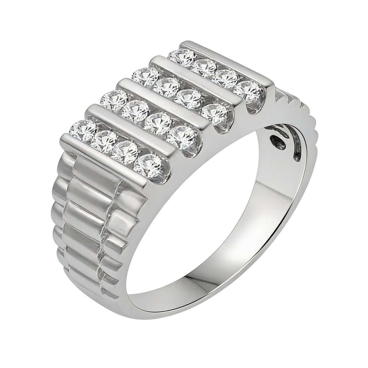 1 ct. T.W. Lab-Grown Diamond Round Engagement Ring in 14K White Gold or 14K Yellow Gold