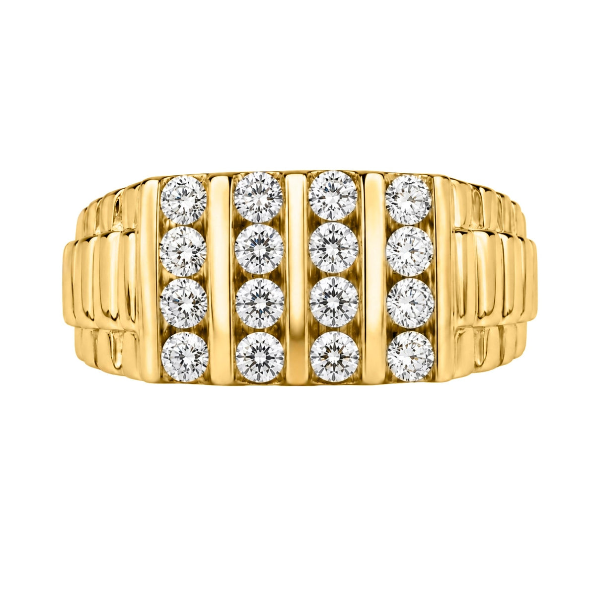 1 ct. T.W. Lab-Grown Diamond Round Engagement Ring in 14K White Gold or 14K Yellow Gold