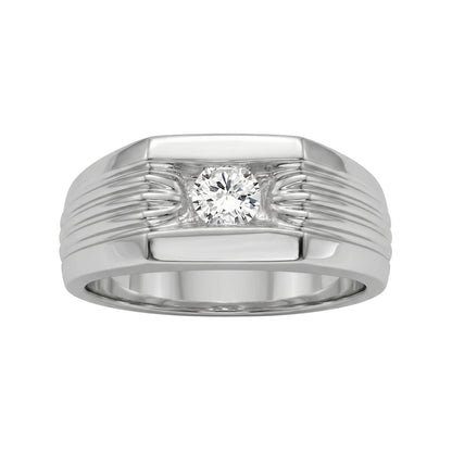 1 ct. T.W. Lab-Grown Diamond Round Engagement Ring in 14K White Gold or 14K Yellow Gold