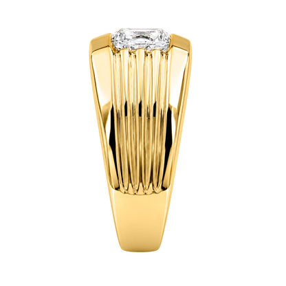 1 ct. T.W. Lab-Grown Diamond Round Engagement Ring in 14K White Gold or 14K Yellow Gold