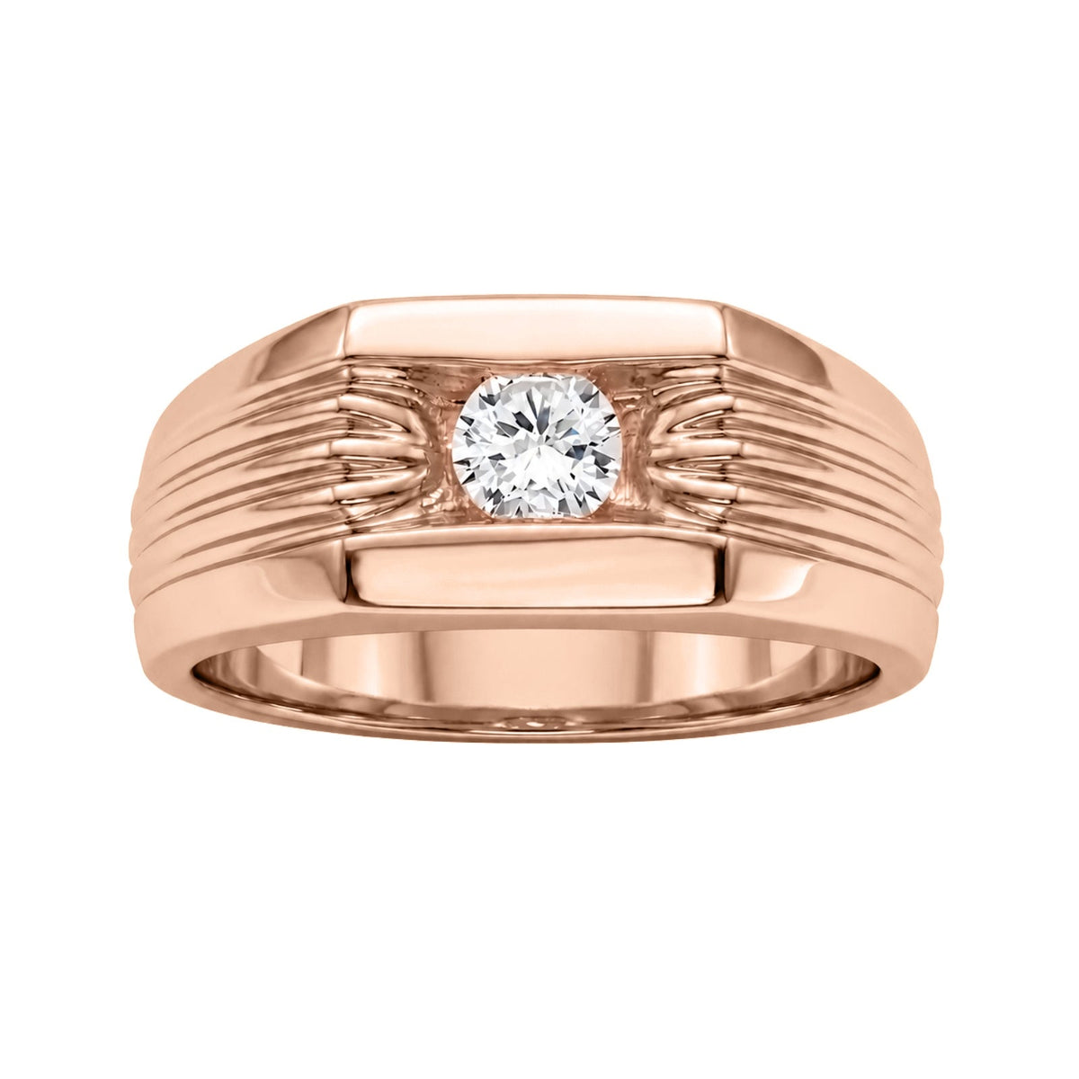 1 ct. T.W. Lab-Grown Diamond Round Engagement Ring in 14K White Gold or 14K Yellow Gold
