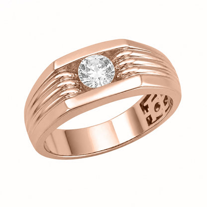 1 ct. T.W. Lab-Grown Diamond Round Engagement Ring in 14K White Gold or 14K Yellow Gold
